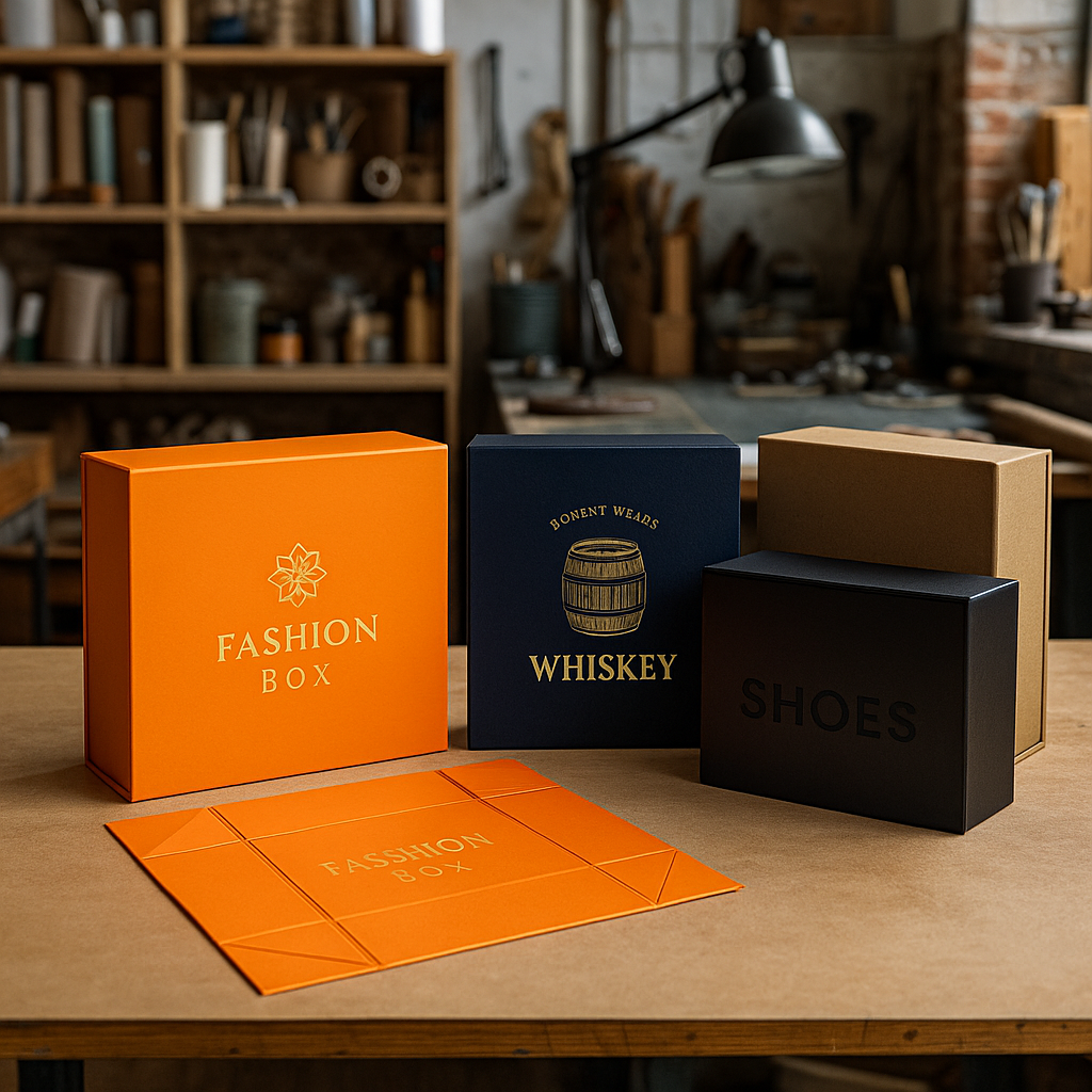 Custom Collapsible Magnetic Gift Boxes